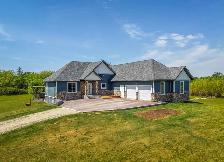 Stunning 5bdrm BNG w/ 40x24 heated shop sitting on 5 acres