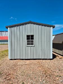 12 x 20 Gable Mini Barn - Charcoal, Grey & Bright White - Photo 2