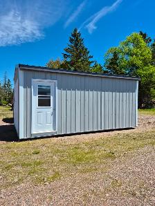 12 x 20 Gable Mini Barn - Charcoal, Grey & Bright White - Photo 4
