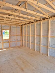 12 x 20 Gable Mini Barn - Charcoal, Grey & Bright White - Photo 7
