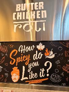 crew member for Indian restaurant