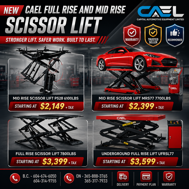 CAEL Scissor Lifts – Built for Strength, Safety & Performance!