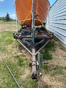 Flat Deck 20ft Trailer with Sailboat 25ft - Photo 5