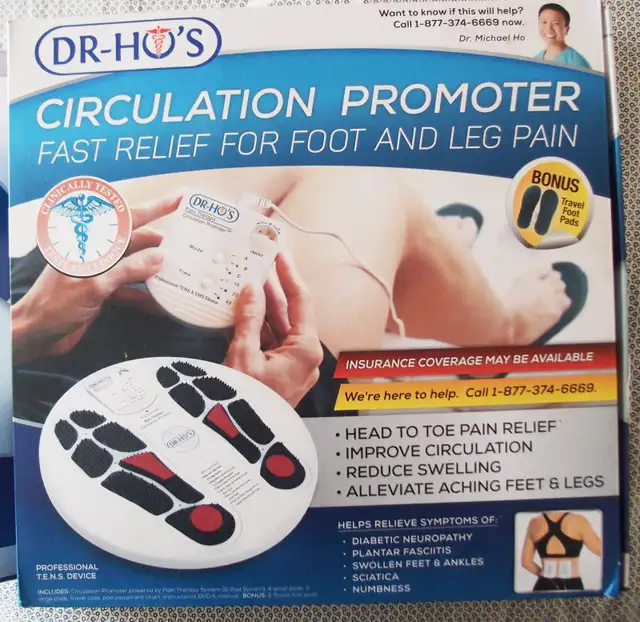 DR-HO'S Circulation Promoter TENS - Supports Foot & Leg Comfort