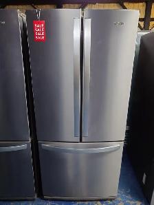 Whirlpool '30' Stainless Steel French Door Fridge on Sale‼️