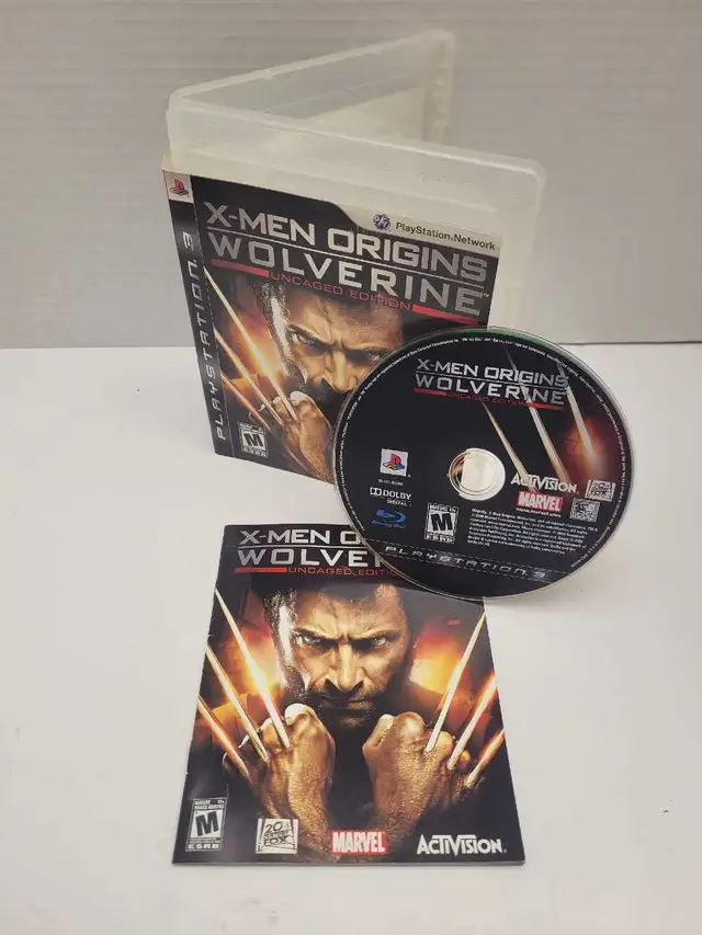 PS3 X-Men Origins Wolverine Uncaged Edition