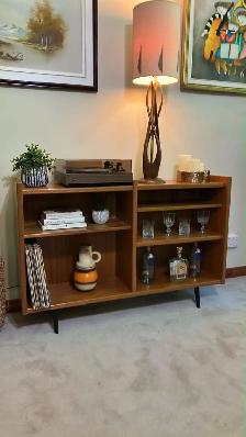 Mid century. TEAK TECK. 2 disponibles. Buffet, bibliothèque, bah - Photo 3