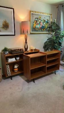 Mid century. TEAK TECK. 2 disponibles. Buffet, bibliothèque, bah - Photo 4