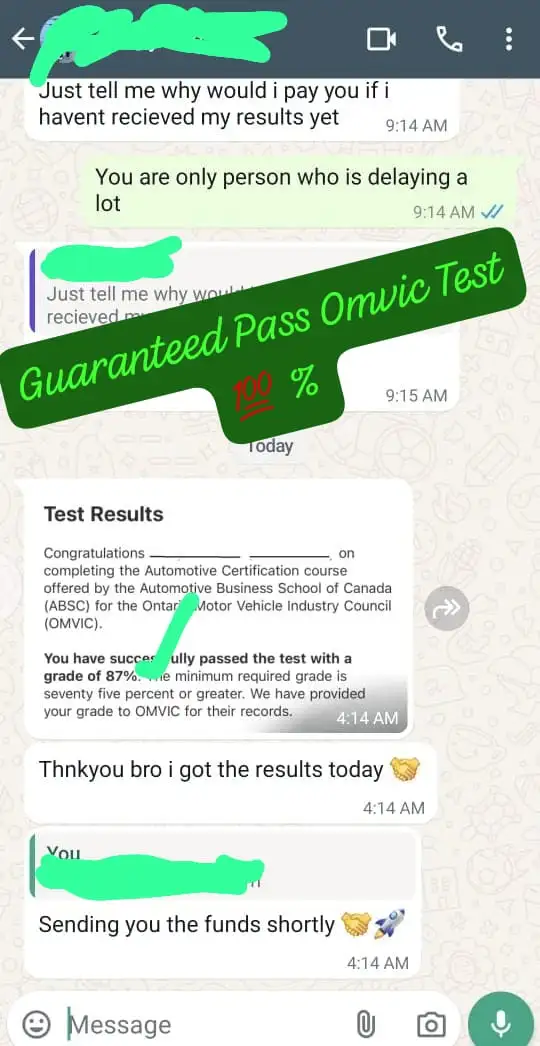 Get Your OMVIC Licence Car Saleperson in 1st Attempt