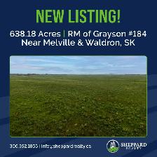 638.18 Acres | RM of Grayson # 184 | Near Waldron, SK
