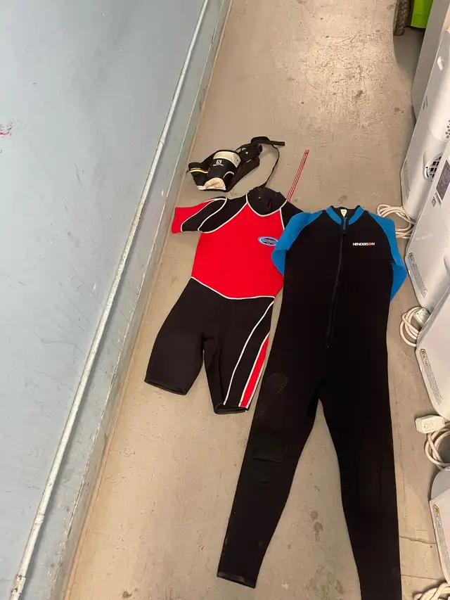 Henderson Wetsuit, Pike Tech Wetsuit and Salomon Belt