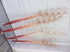 36 BRANCHES EN BOIS 5 PIEDS HAU: $1.00 CHACUNE OU $10.00 POUR 12 - Photo 2