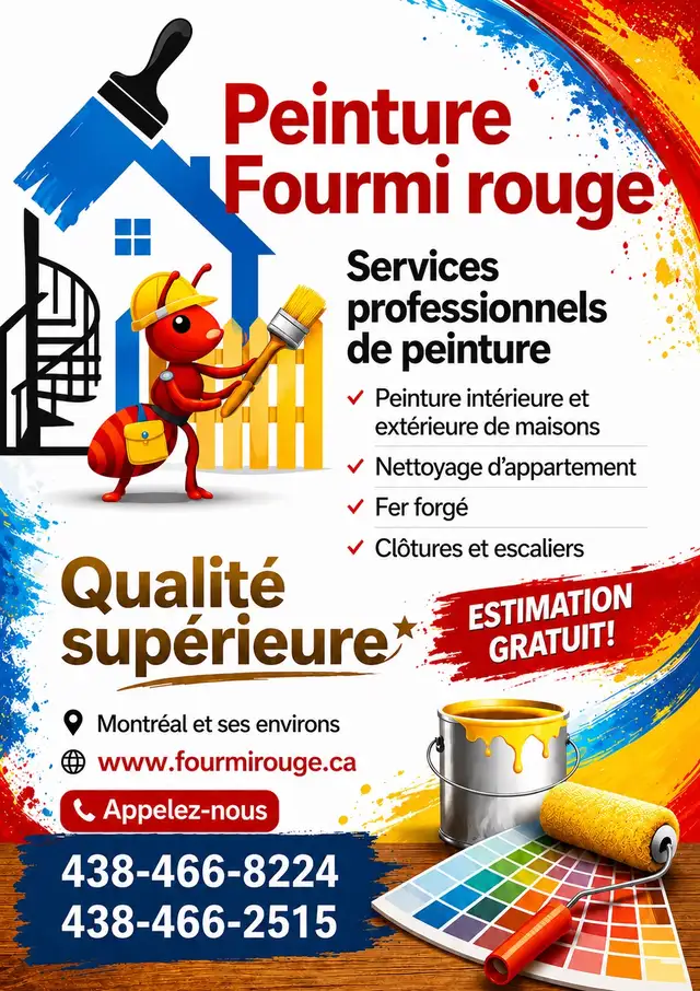 Peinture Fourmi Rouge