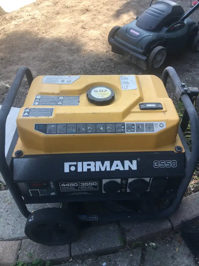 Firman 4450 Generator Gas Portable Generator 4450W. Excellent Co