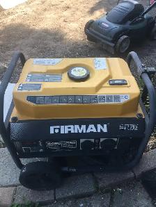 Firman 4450 Generator Gas Portable Generator 4450W. Excellent Co
