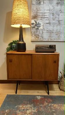 Mid century modern. TEAK TECK. Buffet, crédence, bar, vitrine di - Photo 2