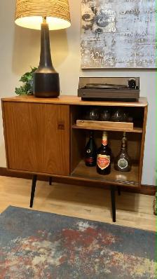 Mid century modern. TEAK TECK. Buffet, crédence, bar, vitrine di - Photo 6