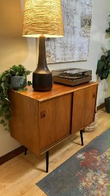 Mid century modern. TEAK TECK. Buffet, crédence, bar, vitrine di - Photo 9