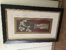GRAND CADRE DÉCO 21'LONGx33'HAUT BEAU BOUQUET DE FLEURS: $20.00 - Photo 2
