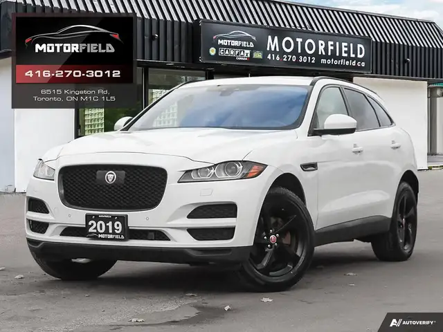 2019 Jaguar F-PACE 25t Prestige Accident Free, Tech PKG, Loaded