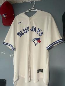 Blue Jays Jersey (Men’s White Large) No player