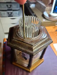 DUCKS UNLIMITED COLLECTABLE CANDLE HOLDER OAK LANTREN - Photo 2