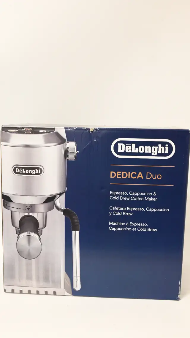 Coffe Machine Espresso and Cold Brew De'Longhi Dedica Duo New