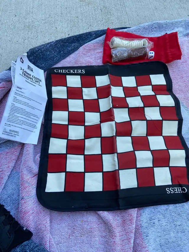 pavilion 3 game cloth travel set