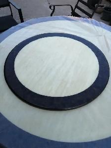 Marble rotating dining table - Photo 5