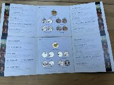 2. THE WAR OF 1812 Uncirculated 9 Complete Canadian Coins Sets !
