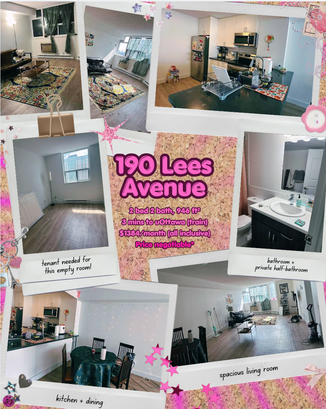 Room for Rent at 190 Lees Avenue