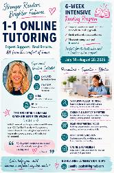 Orton Gillingham Certified Practitioner - 1-1 Online Tutoring
