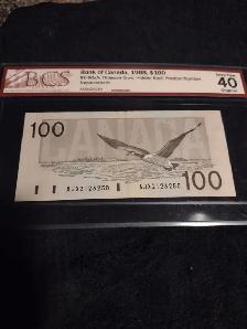 Bank of Canada 1988 $100 Replacement Banknote - Photo 4