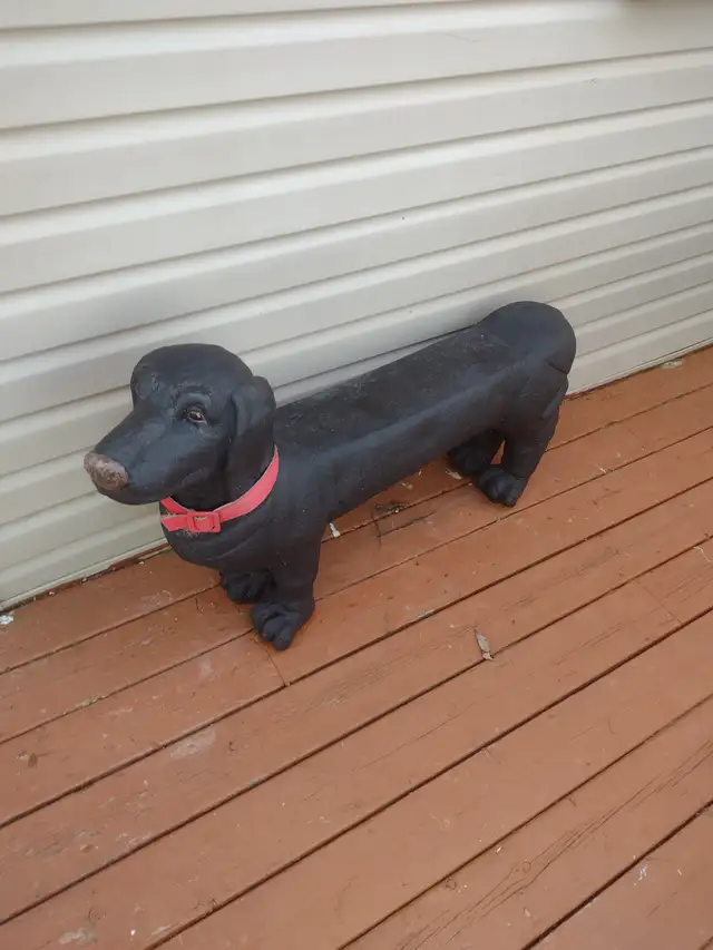 Dachshund Dog Garden Bench