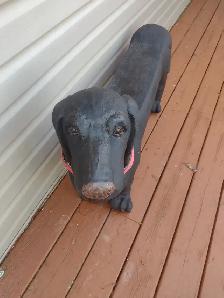 Dachshund Dog Garden Bench - Photo 2