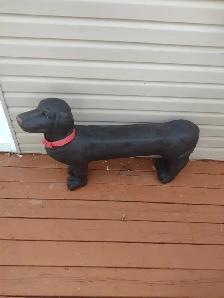 Dachshund Dog Garden Bench - Photo 3