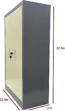 60 Drawers Parts Cabinet Organization Shelves with Door 054528 - Photo 3