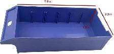 60 Drawers Parts Cabinet Organization Shelves with Door 054528 - Photo 4