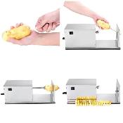110V Electric Potato Tower Automatic Chips Slice 181201 - Photo 3