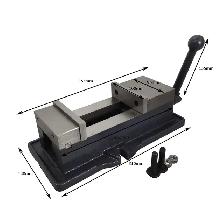4' Milling Machine Vise Clamp Grip Bench Vice290027 - Photo 2