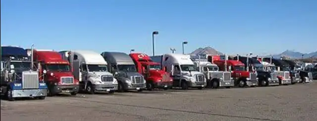 Truck Parking 401 and Winston Churchill