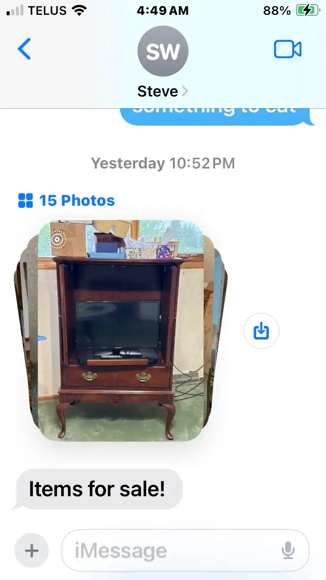 tv cabinet or electronics