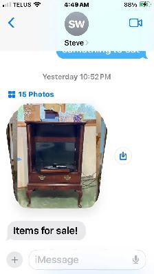 tv cabinet or electronics
