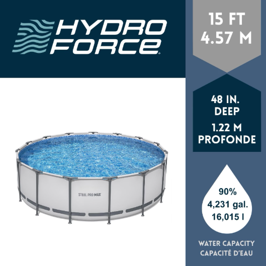 HydroForce Swimming pool - 15ft / 48inch deep