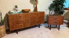 Mid century. TEAK TECK. Chambre à coucher. Commode, crédence, bu - Photo 4