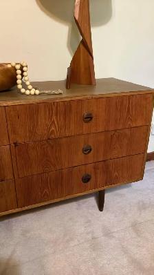 Mid century. TEAK TECK. Chambre à coucher. Commode, crédence, bu - Photo 6