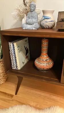 Mid century modern. TEAK TECK Lampe / Buffet, crédence, bar, vit - Photo 4