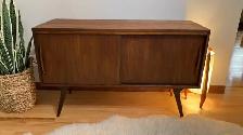 Mid century modern. TEAK TECK Lampe / Buffet, crédence, bar, vit - Photo 6