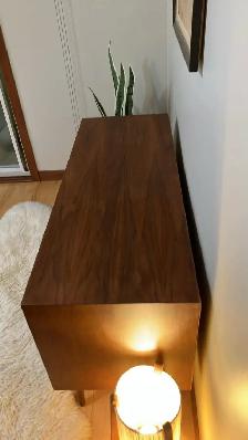 Mid century modern. TEAK TECK Lampe / Buffet, crédence, bar, vit - Photo 7