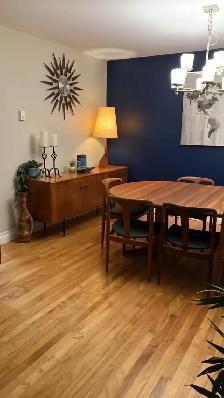Mid century vintage TEAK TECK meuble. Buffet crédence bar, vitri - Photo 10